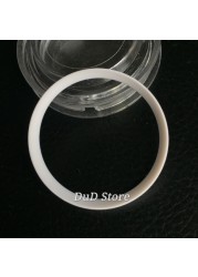 Bliger high quality new 30.2mm*27mm*2.6mm black green white orange watch parts plastic chapter ring for 42mm watch