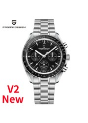 PAGANI DESIGN 2022 Men's Watches New Luxury Quartz Watch Men Speed ​​Automatic Date Chronograph Sapphire Mirror Wristwatch