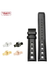 Genuine Leather Bracelet for Tissot Sports Racing Series PRS516 T91 1853 Top Layer Cowhide Watch Band 20mm for Chopin Watchband