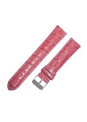 12mm 14mm 16mm 18mm 20mm leather watch band pink olive ivory green watchband genuine leather strap gold stainless steel buckle