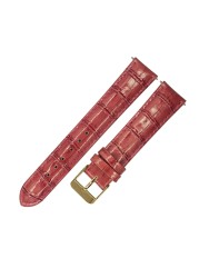 12mm 14mm 16mm 18mm 20mm leather watch band pink olive ivory green watchband genuine leather strap gold stainless steel buckle