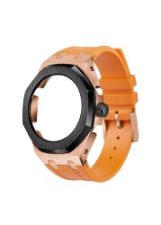 GA2100 GA2110 Casioak Metal Case with Rubber Strap Watch Crown with Screw Tools Adjustment Accessories