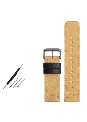 Senior nylon watch band 24mm for casio GA 2000 PRG-600YB-3 prg-650 PRW-6600 watch strap waterproof bracelet wrist band