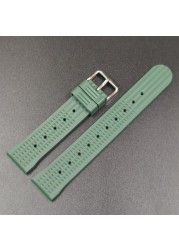 TP001 Tropic Strap 20mm Replacement Watch Bands Automatic Watch Bracelets Diving Watches Waffle Strap 20/22mm