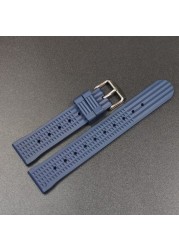 TP001 Tropic Strap 20mm Replacement Watch Bands Automatic Watch Bracelets Diving Watches Waffle Strap 20/22mm