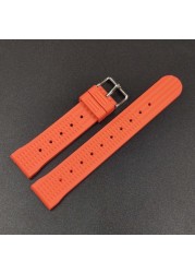 TP001 Tropic Strap 20mm Replacement Watch Bands Automatic Watch Bracelets Diving Watches Waffle Strap 20/22mm