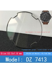 Crystal Diesel Watch DZ 7264 7258 7259 7270 7331 7370 Mineral Glass Parts