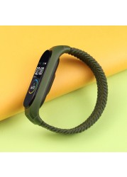 حزام من القطن المرن لـ Xiaomi Mi Band 6 5 4 ، حزام من القطن المرن لـ Mi band 3 و Xiaomi Amazfit band 5 و Mi Band 6 Sport