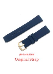 BENYAR Watch Men's Leather Strap Silicone Men's 22mm Watch Band