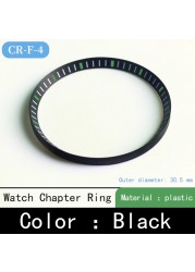 Mod watch chapter ring plastic for Seiko SKX007 SRPD53 for NH35 NH36 movement watch repair tool parts