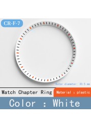 Mod watch chapter ring plastic for Seiko SKX007 SRPD53 for NH35 NH36 movement watch repair tool parts