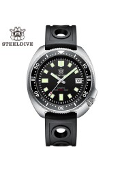 SD1970 Steeldive العلامة التجارية 44MM الرجال NH35 الغوص ووتش مع مدي السيراميك