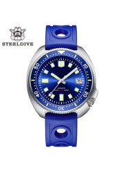 SD1970 Steeldive العلامة التجارية 44MM الرجال NH35 الغوص ووتش مع مدي السيراميك