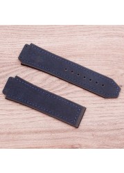 Watch Accessories Matte Leather Watch Strap For HUBLOT Hublot Big Bang Silicone Strap Women's Watch Men's Band