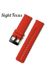 24mm Quick Release Watch Bands for Suunto 7 Spartan Sports Camouflage Silicone Watch Strap, Suunto 9, Traverse, D5 Diving Watches