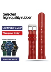 STEELDIVE Automatic Watch Strap 20mm Mechanical Watch Bands 22mm Steel Diving Watch Rubber Strap 20/22mm Fashion Watches Bracelets