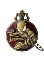 2022 New Green Men Unique Quartz Pocket Watch Anime Man Style Glue Drop Thick Chain Souvenir Birthday Gift for Boyfriend