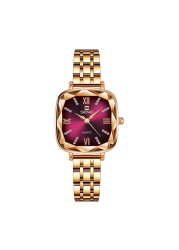 Women Watches New Women's Simplicity Casual Quartz Stainless Steel Band Watch Rose Ladies Wrist Watch Gift Montre Femme