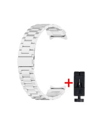 no gaps stainless steel band for samsung galaxy watch 4 classic 46mm 42mm strap matel correa galaxy watch 4 44mm 40mm bracelet