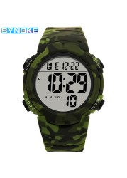 Men Alloy Watch New Digital Watch Erkek Kol Saati Waterproof Silicone Wrist Watch Dropship