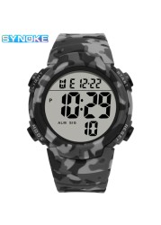 Men Alloy Watch New Digital Watch Erkek Kol Saati Waterproof Silicone Wrist Watch Dropship