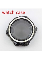 39mm NH35 NH36 case, polished back, transparent, watch accessories, suitable for nh35 nh36 movement, miyota 8215 8205