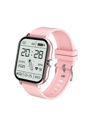 New Ladies Smart Watch Men 1.69 inch Color Screen Full Touch Fitness Tracker Call Ladies Smart Watch for Android IOS+Box