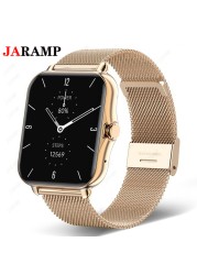 New Ladies Smart Watch Men 1.69 inch Color Screen Full Touch Fitness Tracker Call Ladies Smart Watch for Android IOS+Box