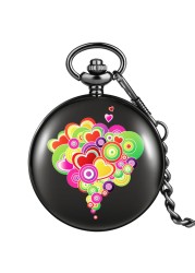 2022 hot sale accept custom neutral pocket watch with thick chain marine animal style souvenir exquisite quartz watches