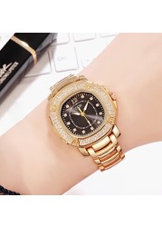 GEDI 2022 Hot Sale Luxury Brand Ladies Watch Waterproof Fashion Stainless Steel Band Business Men Women Watch Drop Shipping