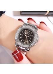 GEDI 2022 Hot Sale Luxury Brand Ladies Watch Waterproof Fashion Stainless Steel Band Business Men Women Watch Drop Shipping