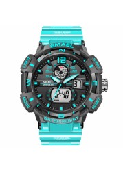 Sport Watch Men Military Watch Fashion White Watch 50M Waterproof Luminous Hands Digital Wristwatches 8045 Men's Quartz Watches