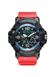 Sport Watch Men Watches Waterproof Alarm Clock Auto Date LED Digital reloj hombre 8036 Military Watches Quartz Wristwatches