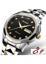 JSDUN Mechanical Watch Men Automatic Sapphire Crystal Waterproof Luxury Watches For Men Top Brand Wristwatch Montre Homme