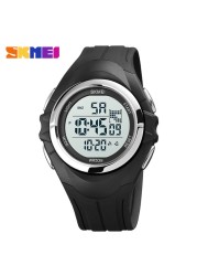 SKMEI Japan Digital Military Movement 5Bar Waterproof Men's Watch LED Light Stopwatch Wristwatch Relogio Masculino 1790