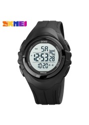 SKMEI Japan Digital Military Movement 5Bar Waterproof Men's Watch LED Light Stopwatch Wristwatch Relogio Masculino 1790