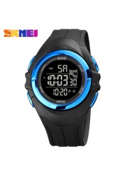 SKMEI Japan Digital Military Movement 5Bar Waterproof Men's Watch LED Light Stopwatch Wristwatch Relogio Masculino 1790