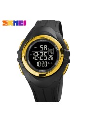 SKMEI Japan Digital Military Movement 5Bar Waterproof Men's Watch LED Light Stopwatch Wristwatch Relogio Masculino 1790