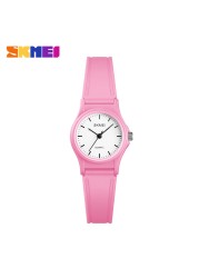 SKMEI Colorful Childhood Quartz Watches Simple Soft Kids Wristwatches Fashion Waterproof Boys Watch Ladies relogio infantil 1401