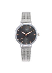 Hot selling simple high-grade stainless steel flower women's quartz watch mesh bracelet leisure female student