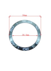 38mm ceramic bezel GMT and diving watch insert for 40mm men's watch watches replacement watch accessories simple dial watch bezel insert