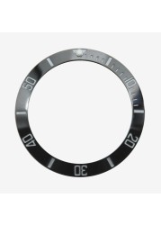 38mm ceramic bezel GMT and diving watch insert for 40mm men's watch watches replacement watch accessories simple dial watch bezel insert