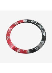 38mm ceramic bezel GMT and diving watch insert for 40mm men's watch watches replacement watch accessories simple dial watch bezel insert