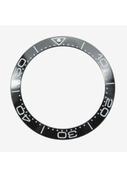 38mm ceramic bezel GMT and diving watch insert for 40mm men's watch watches replacement watch accessories simple dial watch bezel insert