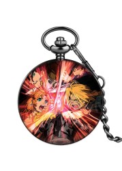 New Cartoon Character Face Style Men Pocket Watch With Thick Chain Childhood Nostalgia Accept Customized For Boyfriend Husband