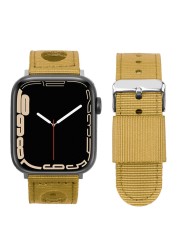 Nylon Strap Fit For Apple Watch iwatch7 High Quality Nylon Watch Strap For Apple Watch 7 6 5 4 3 2 1 Round Hole Waterproof Band