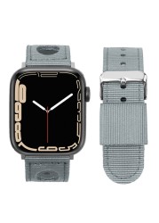 Nylon Strap Fit For Apple Watch iwatch7 High Quality Nylon Watch Strap For Apple Watch 7 6 5 4 3 2 1 Round Hole Waterproof Band