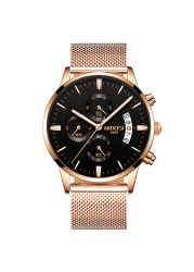 NIBOSI Men's Watch Waterproof Casual Luxury Brand Quartz Military Sports Watch Men Business Wristwatch Relogio Masculino