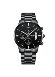 NIBOSI New Luxury Brand Stainless Steel Business Men's Watch Sport Waterproof Date Male Clock 2021 Watches Relogio Masculino