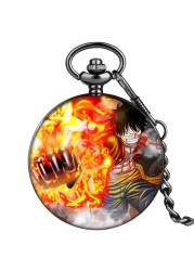 Custom Personalized Animation Personality Pattern Men's Quartz Pocket Watch Unique Unisex Watches Best Christmas Gifts for Male Friend